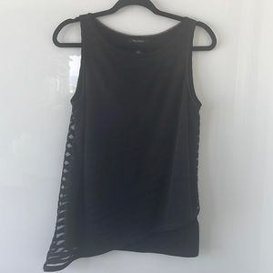 Sleeveless black blouse. Size medium